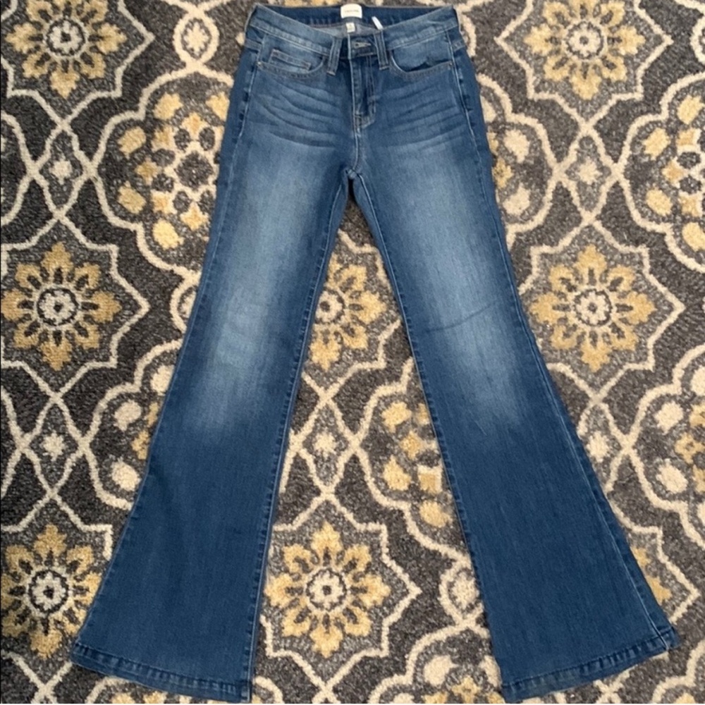 Sneak Peek Blue Flare Jeans
